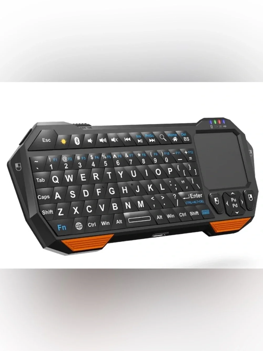 Fosmon Mini Bluetooth Keyboard Touchpad Rechargeable Wireless Remote
